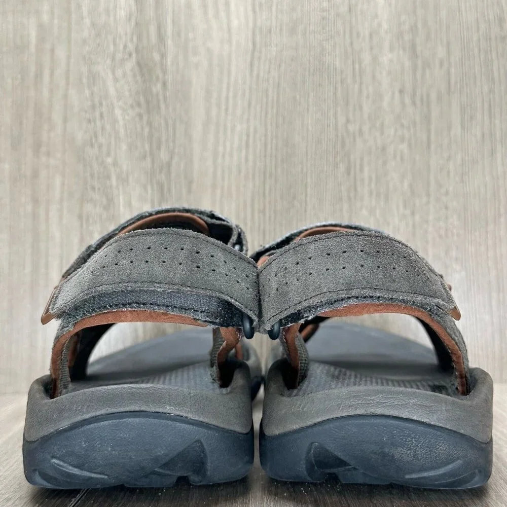 Teva Sandals Mens Size 12 Katavi 2 Adjustable Trail Hiking Suede Brown 1019192
